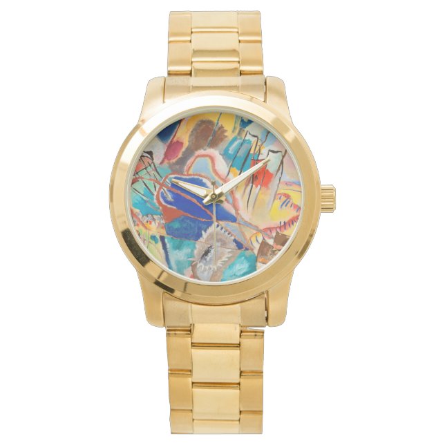 Reloj De Pulsera Vasily Kandinsky improvisación Horloge (Voorkant)