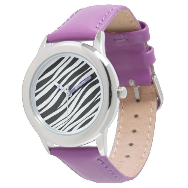 Reloj en forma de cebra para niñas horloge (Gekanteld)