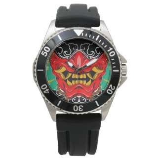 Reloj hannya mask  horloge