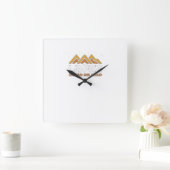 Reloj La Paz ciudad del cielo Vierkante Klok (Huis)