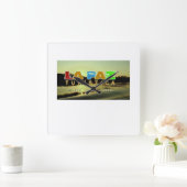 Reloj La Paz turistica Vierkante Klok (Huis)