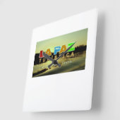 Reloj La Paz turistica Vierkante Klok (Hoek)