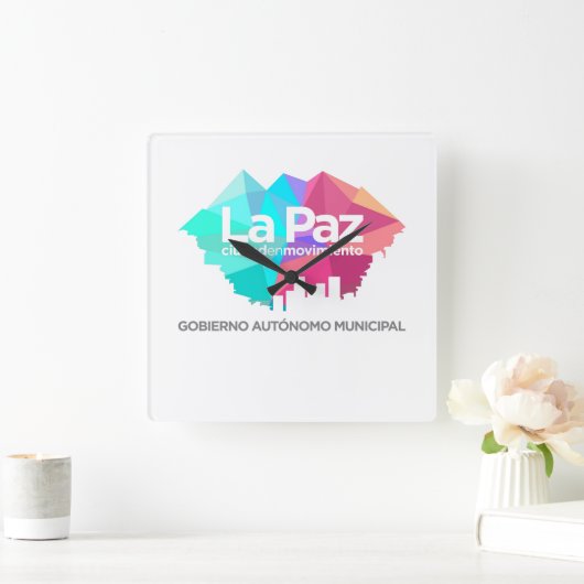 Reloj La Paz Vierkante Klok (Huis)