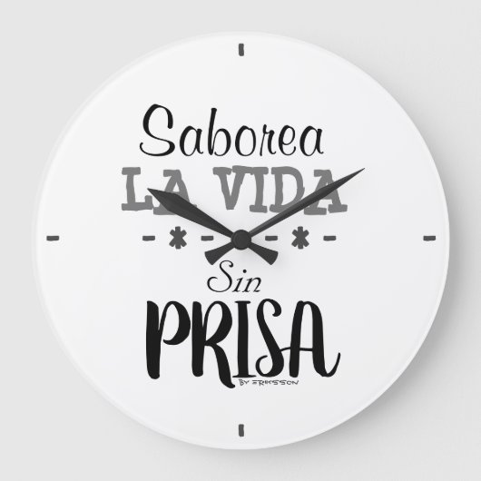 Reloj motivation grote klok (Voorkant)