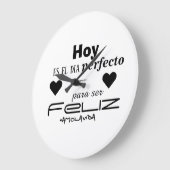 Reloj motiverend grote klok (Hoek)