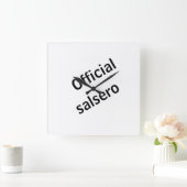 Reloj officiële salsero vierkante klok (Huis)