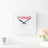 Reloj Potosi Vierkante Klok (Huis)