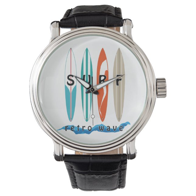 Reloj Surf Retro Wave Horloge (Voorkant)