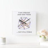 Reloj Tensegridad Vierkante Klok (Huis)