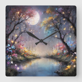 reloj vierkante klok