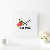 Reloj vive La Paz Vierkante Klok (Huis)