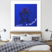 Reluctant Queen Animation Stretched Canvas (Insitu (Slaapkamer))