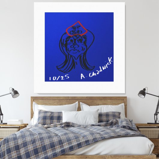 Reluctant Queen Animation Stretched Canvas (Insitu (Slaapkamer))