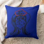 Reluctant Queen Animation Throw Pillow Kussen (Deken)