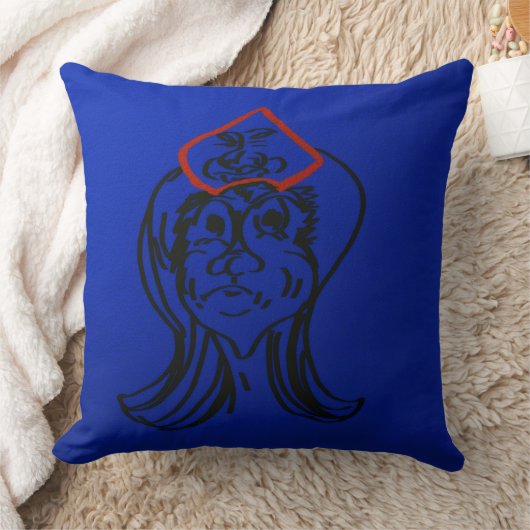 Reluctant Queen Animation Throw Pillow Kussen (Deken)