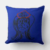 Reluctant Queen Animation Throw Pillow Kussen (Voorkant)