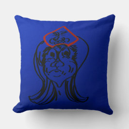 Reluctant Queen Animation Throw Pillow Kussen