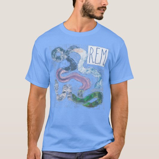 REM 80s Distressed gift T-shirt (Voorkant)