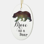 Rem als Beer Waterverf Typografie Keramisch Ornament (Links)