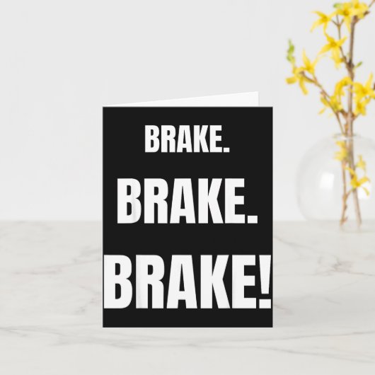 Rem! Grappigste Rijinstructeur Ooit  Kaart (Gele Bloem)