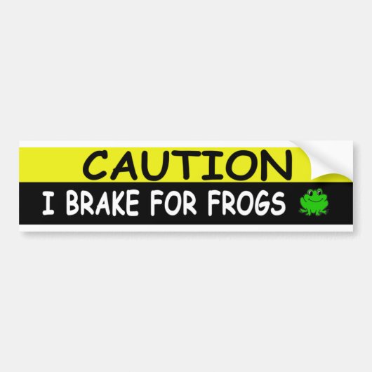 Rem op voor KIKKERS Bumpersticker (Voorkant)