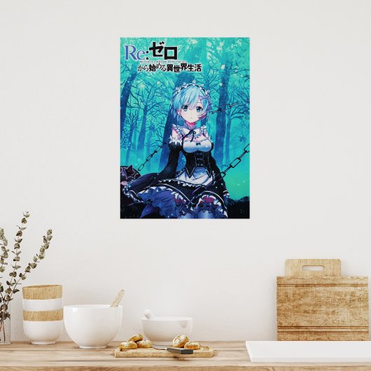 Rem ReZero Poster (Keuken)