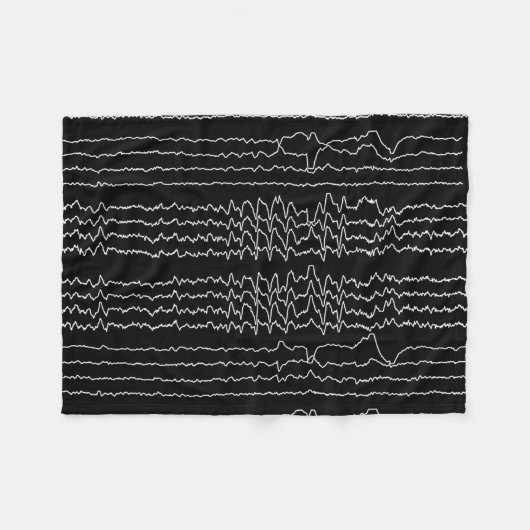 REM Slaapgolf Fleece Deken (Voorkant (Horizontaal))