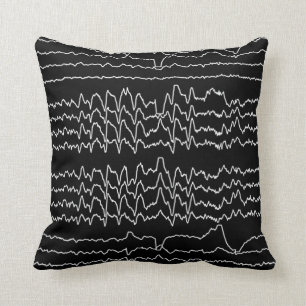 REM Slaapgolf Pillow (zwart) Kussen