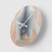 REM Surrealism Wall Clock – Minimal Dream State Ronde Klok (Hoek)