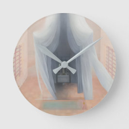 REM Surrealism Wall Clock – Minimal Dream State Ronde Klok