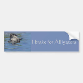 Rem van de Bumpersticker voor Alligators