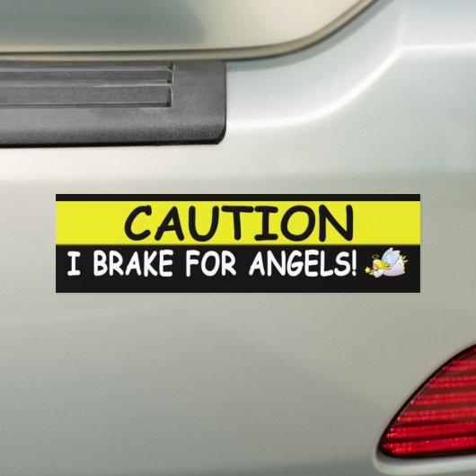 Rem voor ANGELS Bumpersticker (Op auto)