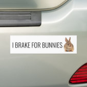 Rem voor Bunnies Bumpersticker (Op auto)