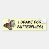 Rem voor Butterflies Bumpersticker (Voorkant)