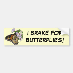 Rem voor Butterflies Bumpersticker