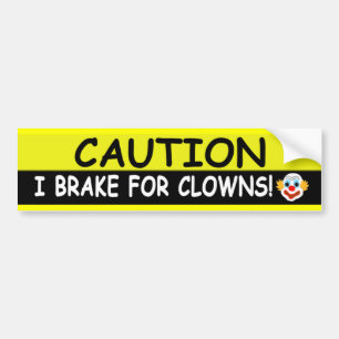 Rem voor CLOWNS Bumpersticker