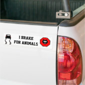 Rem voor de Bumpersticker van dieren (Op Truck)