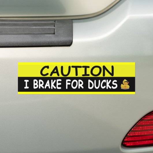Rem voor EENDEN Bumpersticker (Op auto)