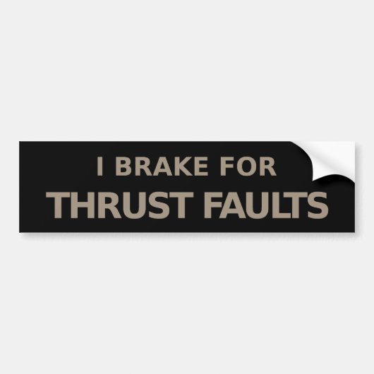 Rem voor foutloze Bumpersticker (Voorkant)