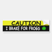 Rem voor FROGS Bumpersticker (Voorkant)