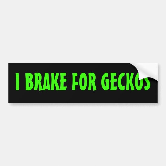 Rem voor gekko-humor Hawaii bumpersticker (Voorkant)