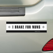 + REM VOOR NUNS + BUMPERSTICKER (Op auto)