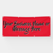 "Remarkable Red" Banner with Text (Horizontaal)