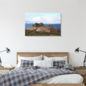 Remarkable Rocks – gebeeldhouwde granieten wondere Canvas Afdruk (Insitu (Slaapkamer))