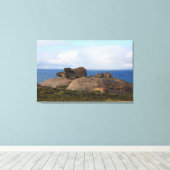 Remarkable Rocks – gebeeldhouwde granieten wondere Canvas Afdruk (Insitu (Houten vloer))