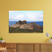 Remarkable Rocks – gebeeldhouwde granieten wondere Canvas Afdruk (Insitu (Woonkamer))