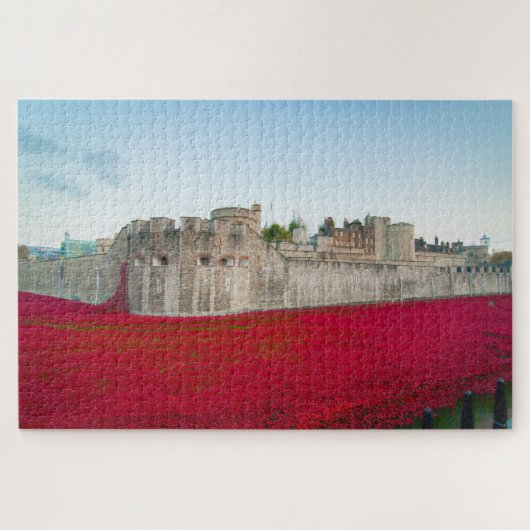 Remberence Poppy Day November Legpuzzel (Horizontaal)