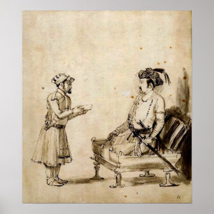 Rembrandt - A Mughal Nobleman (Prince Daniyal) Poster