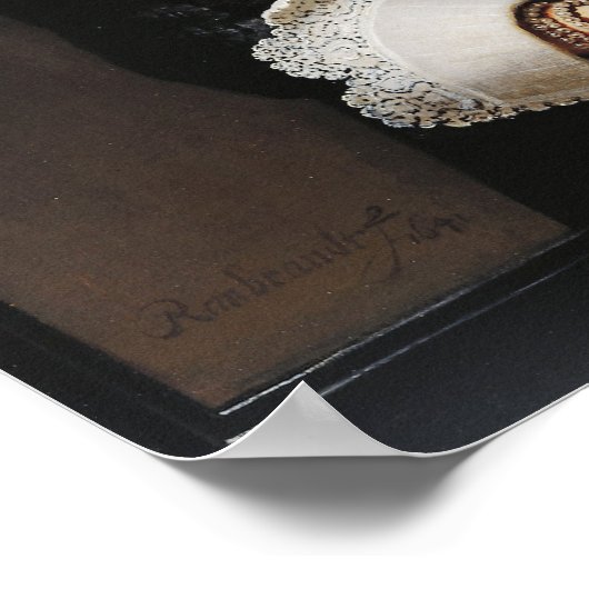 Rembrandt - Agatha Bas Poster (Hoek)