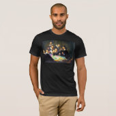 Rembrandt Anatomie Les Modern Schilderen Mannen T-shirt (Voorkant volledig)